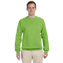 Jerzees Men's Kiwi 8 Oz. Nublend Fleece Crew