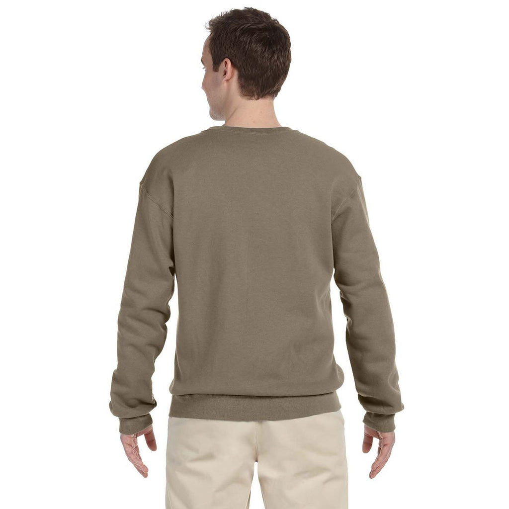Jerzees Men's Safari 8 Oz. Nublend Fleece Crew