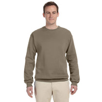 Jerzees Men's Safari 8 Oz. Nublend Fleece Crew