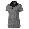 Puma Golf Women's Black Tuck Stitch Golf Polo