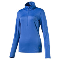 Puma Golf Women's Nebulas Blue Jacquard 1/4 Zip