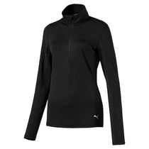 Puma Golf Women's Puma Black Jacquard 1/4 Zip