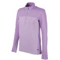 Puma Golf Women's Purple Rose Evoknit Seamles 1/4 Zip
