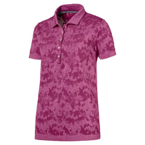 Puma Golf Women's Magenta Haze Evoknit Camo Polo