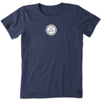 Life Is Good Women's Darkest Blue Vintage Coin Crusher Tee