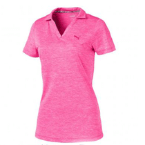 Puma Golf Women's Fuchsia Purple Super Soft Golf Polo