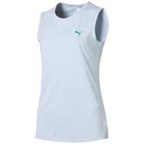 Puma Golf Women's Caribbean Sea Sleeveless Tech Golf Tee