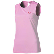 Puma Golf Women's Fuchsia Purple Sleeveless Tech Golf Tee