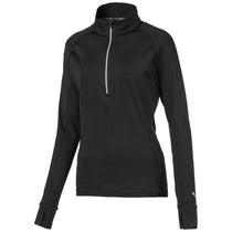 Puma Golf Women's Black Rotation Golf 1/4 Zip