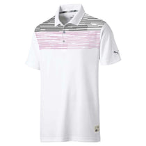 Puma Golf Men's Pale Pink Pin High Golf Polo