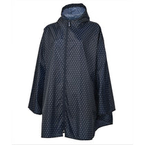 Charles River Women's Navy Polka Dot Pack-N-Go Poncho