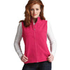 Charles River Women's Raspberry/Vapor Grey Soft Shell Vest