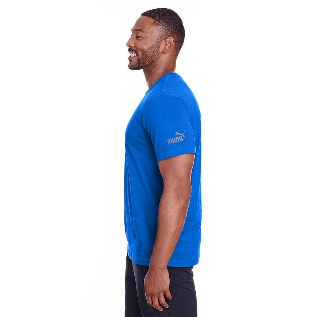 Puma Sport Men's Lapis Blue/Quiet Shade Essential Logo T-Shirt