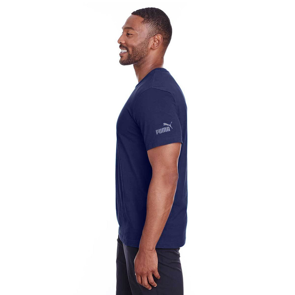 Puma Sport Men's Peacoat/Quiet Shade Essential Logo T-Shirt