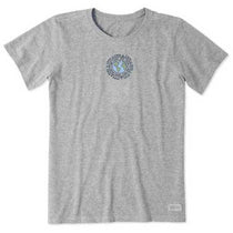 Life Is Good Women's Heather Grey Do What You Love Crusher Tee