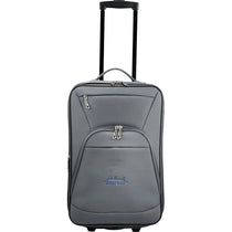 Luxe Grey Expandable Carry-On Luggage