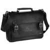 Luxe Black Computer Messenger Bag