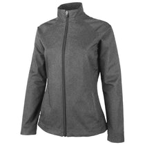 Charles River Women's Steel Melange Back Bay Soft Shell Jacket