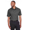 Puma Golf Men's Black Heather Performance Stripe Polo