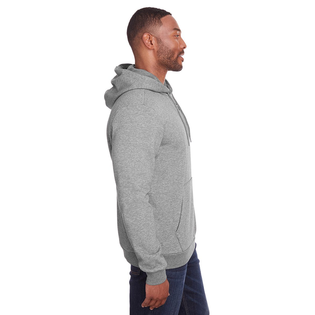 Puma Sport Men's Mid Grey Heather/Black Essential Fleece Hoody