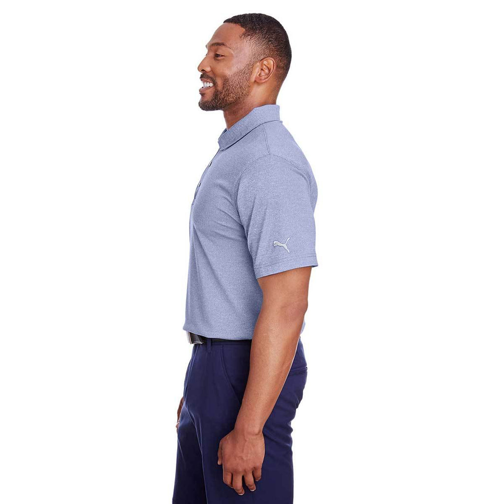 Puma Golf Men's Surf The Web Heather Grill-To-Green Polo