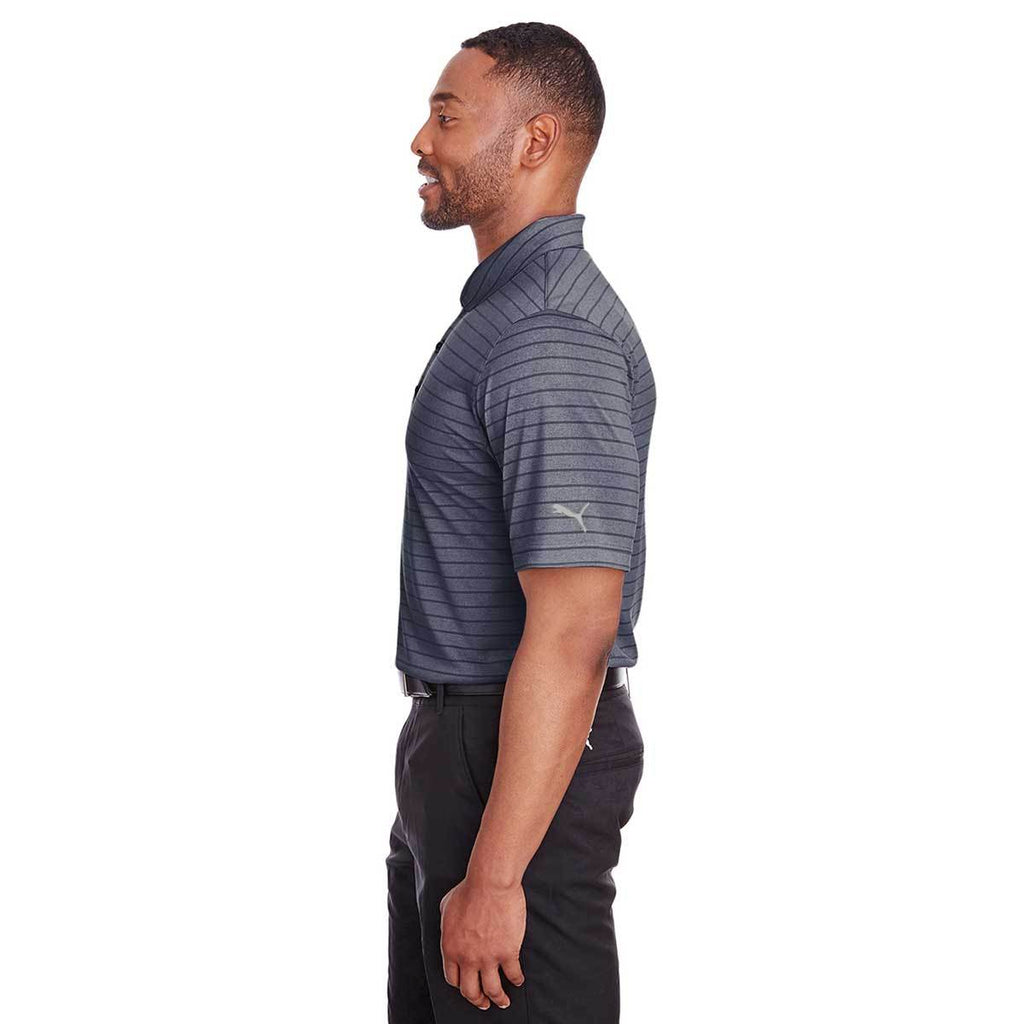 Puma Golf Men's Peacoat Rotation Stripe Polo