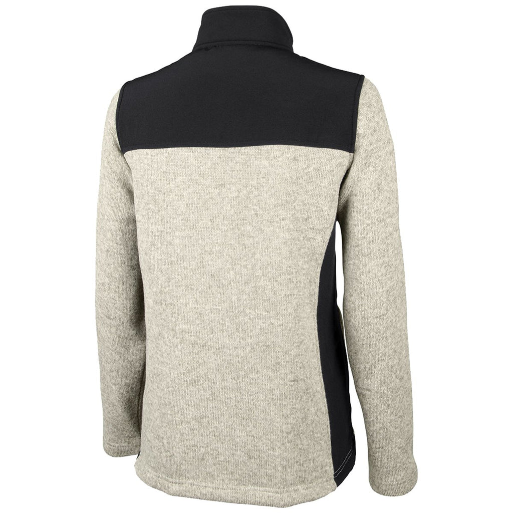Charles River Women's Oatmeal Heather Concord Jacket