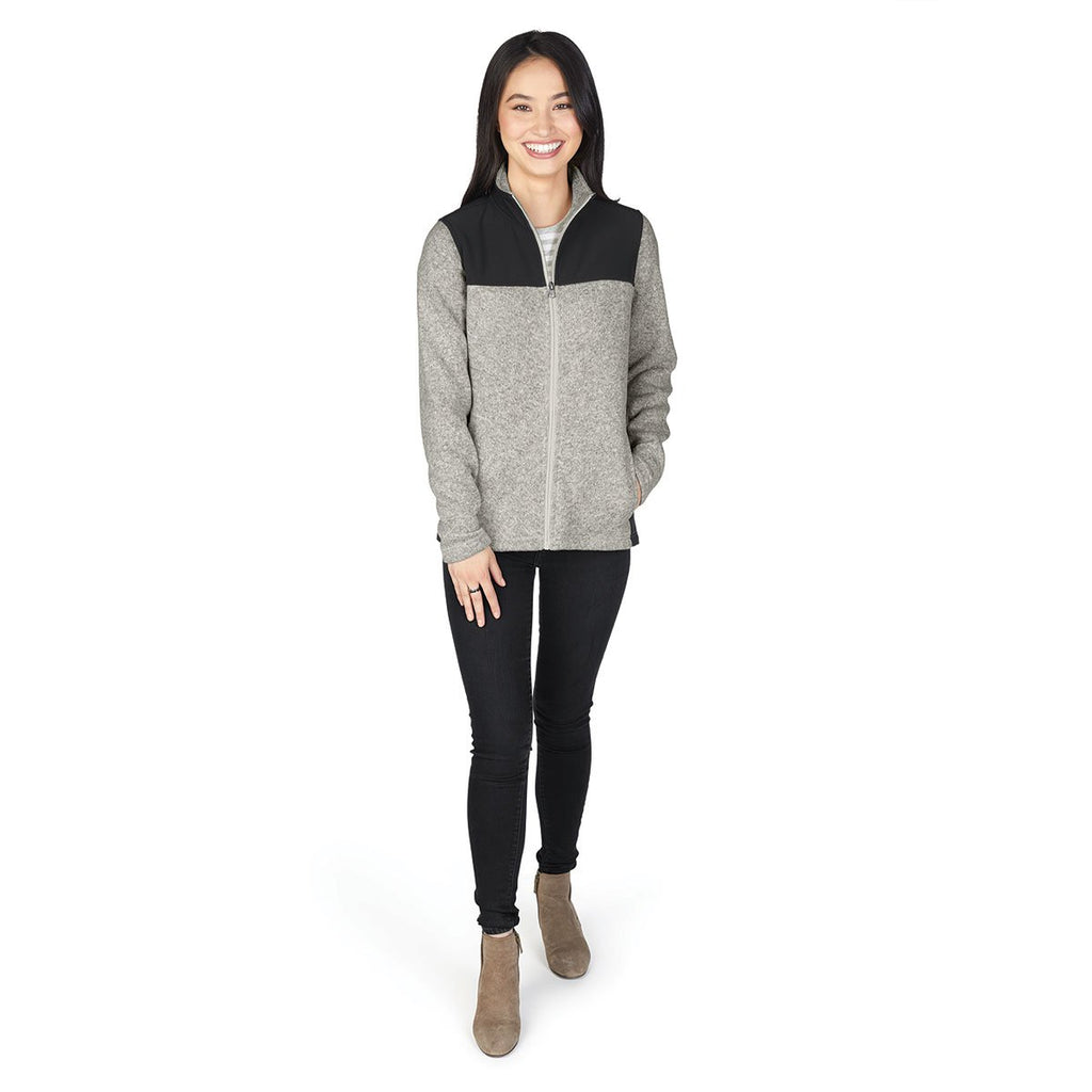 Charles River Women's Light Grey Heather Concord Jacket