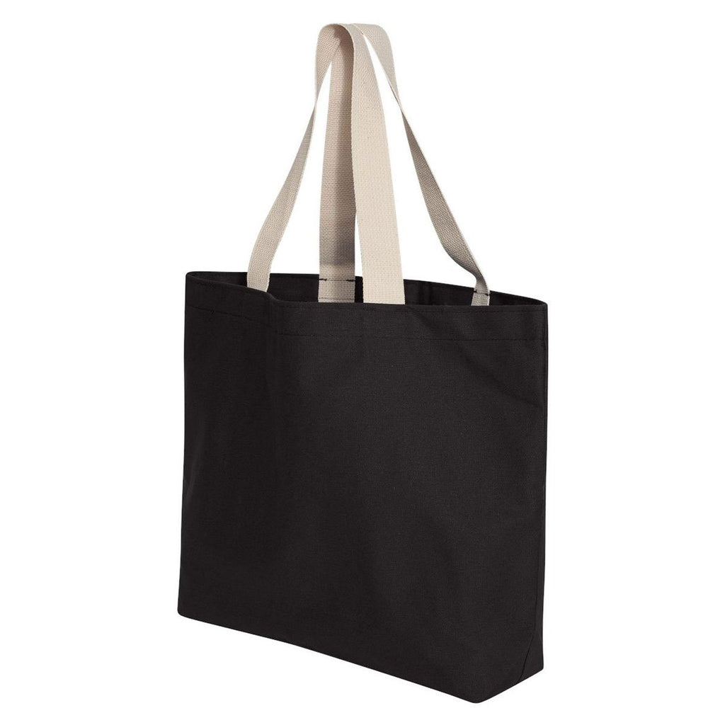 Bayside Black USA-Made Jumbo Tote