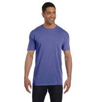 Comfort Colors Men's Purple 6.1 oz. Pocket T-Shirt