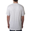 Next Level Men's Heather White Triblend V-Neck Tee
