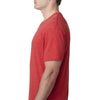 Next Level Men's Vintage Red Triblend V-Neck Tee