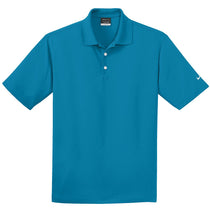 Nike Men's Tall Bright Blue Dri-FIT Short Sleeve Micro Pique Polo