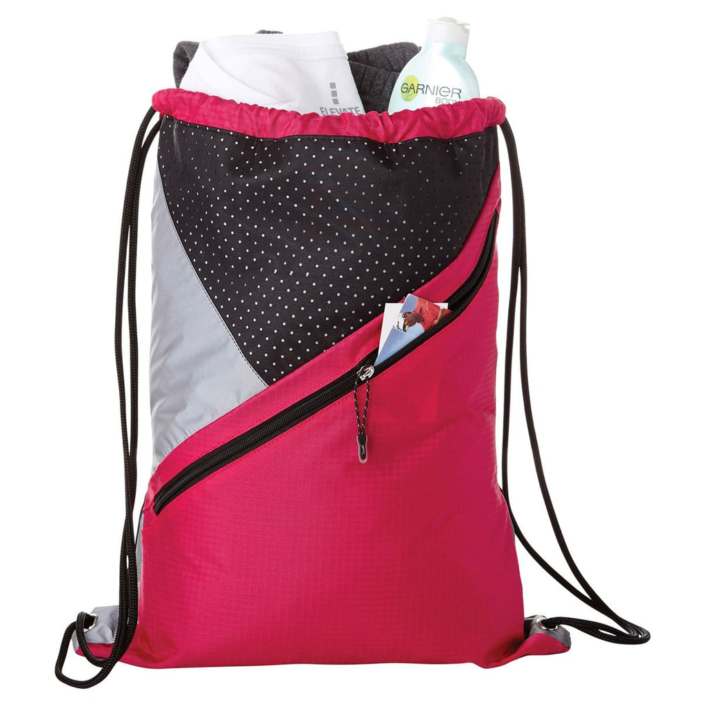 Slazenger Red Competition Zip Drawstring Sportspack