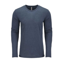 Next Level Men's Indigo Triblend Long-Sleeve Crew Tee