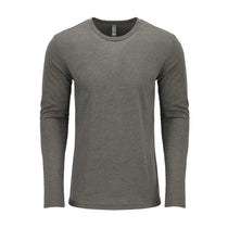 Next Level Men's Venetian Grey Triblend Long-Sleeve Crew Tee