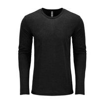 Next Level Men's Vintage Black Triblend Long-Sleeve Crew Tee