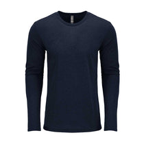 Next Level Men's Vintage Navy Triblend Long-Sleeve Crew Tee