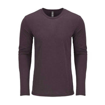 Next Level Men's Vintage Purple Triblend Long-Sleeve Crew Tee