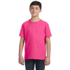 LAT Youth Hot Pink Fine Jersey T-Shirt