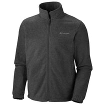 Columbia Men's Charcoal Heather Steens Mountain Full-Zip Fleece
