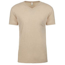 Next Level Men's Cream Premium CVC V-Neck Tee