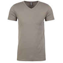 Next Level Men's Warm Grey Premium CVC V-Neck Tee