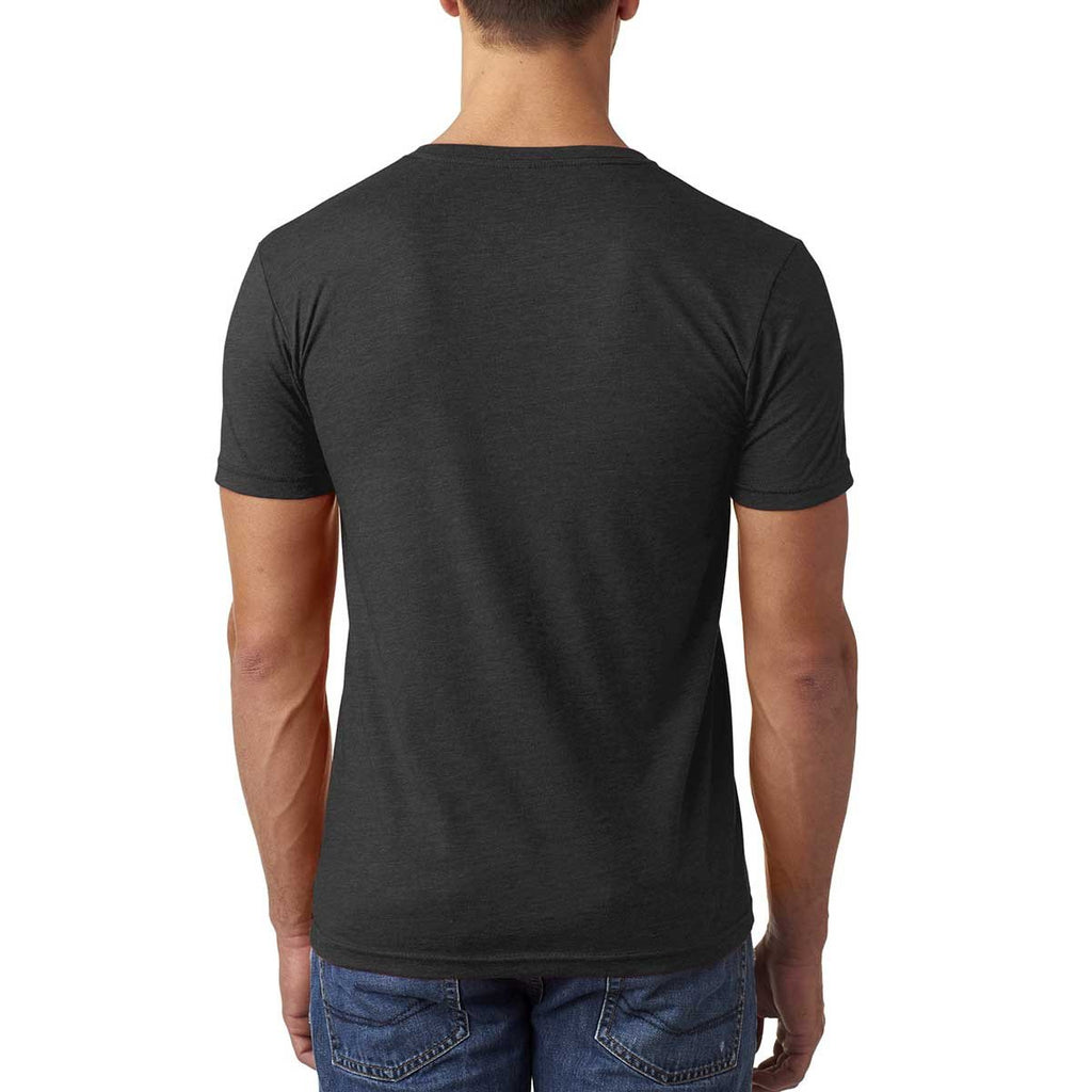 Next Level Men's Charcoal CVC Tee with Pocket