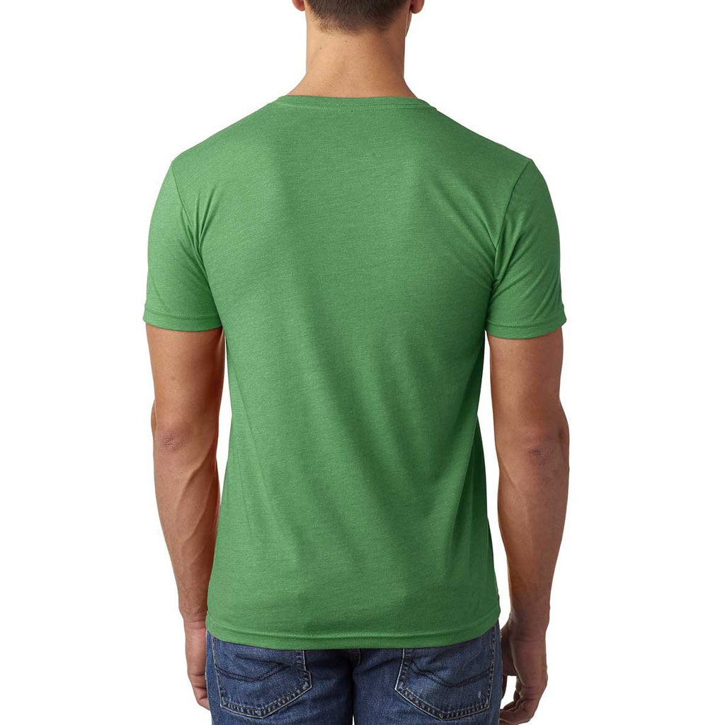 Next Level Men's Kelly Green CVC Tee with Pocket