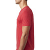 Next Level Men's Red CVC Tee with Pocket