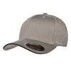 Flexfit Grey/Black Wooly Cap with Sandwich Bill