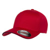 Flexfit Red/Navy Wooly Cap with Sandwich Bill