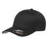 Flexfit Black Wooly 6-Panel Cap