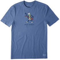 Life Is Good Men's Vintage Blue Gone Clubbin' Jake Crusher Tee